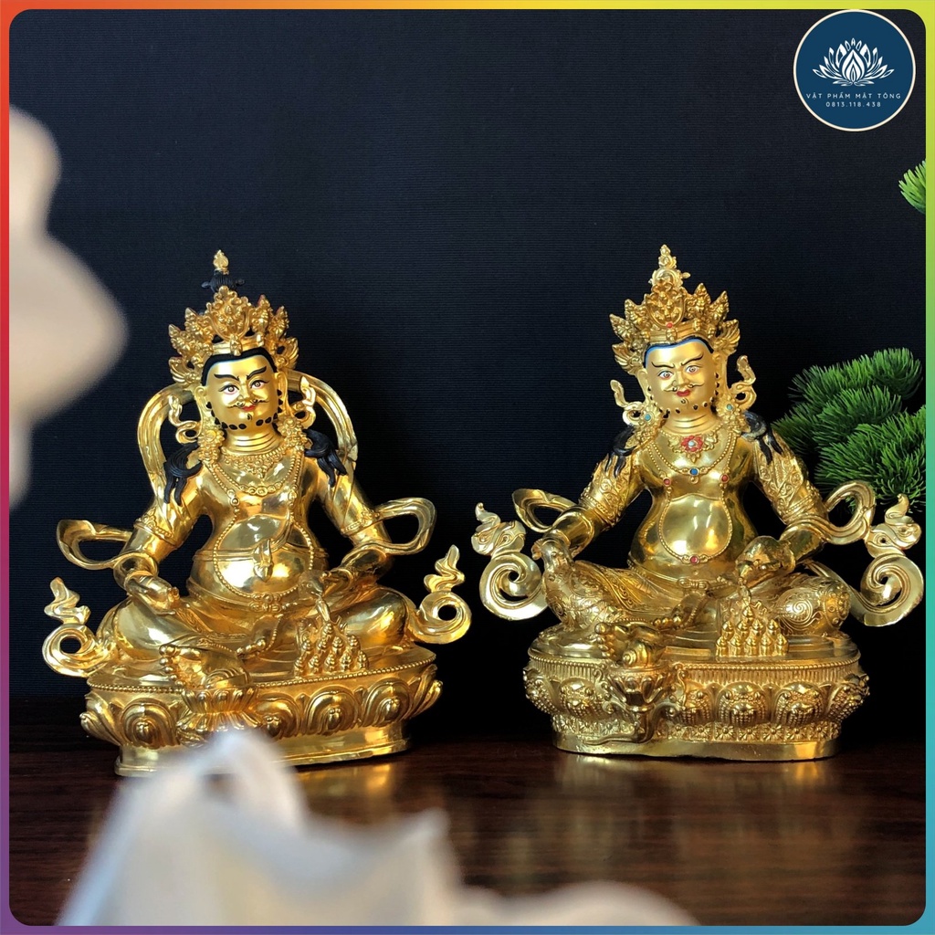 Tôn Tượng Hoàng Thần Tài Mật Tông- Yellow Dzambla