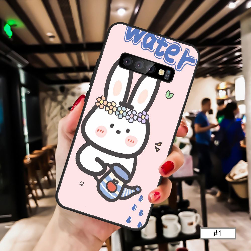 Ốp SAMSUNG Note3 4 5 5 Note8 Note9 10 10+ M20 M40 A60 Cute bunny Casing Soft Case Cover