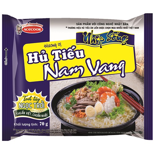 Thùng 30 gói Hủ tiếu Nam Vang Hủ tiếu Nhịp Sống 70gr Acecook | BigBuy360 - bigbuy360.vn