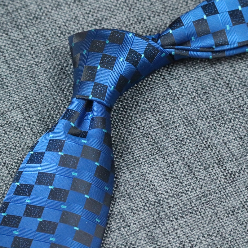 Cà Vạt 8CM Họa Tiết Sọc Caro / Chấm Bi Phong Cách Cổ Điển Thời Trang Công Sở Cho Nam