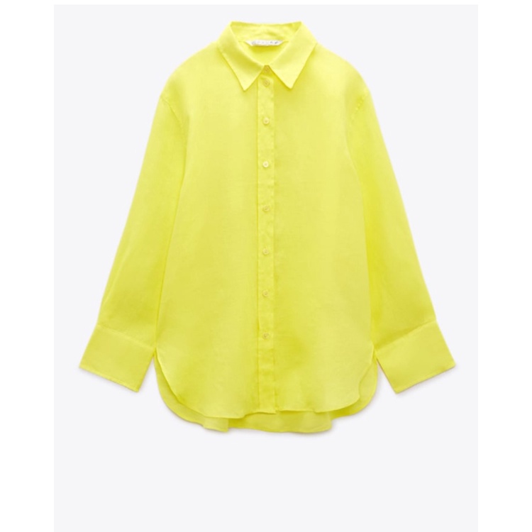 Zara Áo Sơ Mi Tay Dài Dáng Rộng Phong Cách Âu Mỹ Thời Trang Mùa Hè 222731258