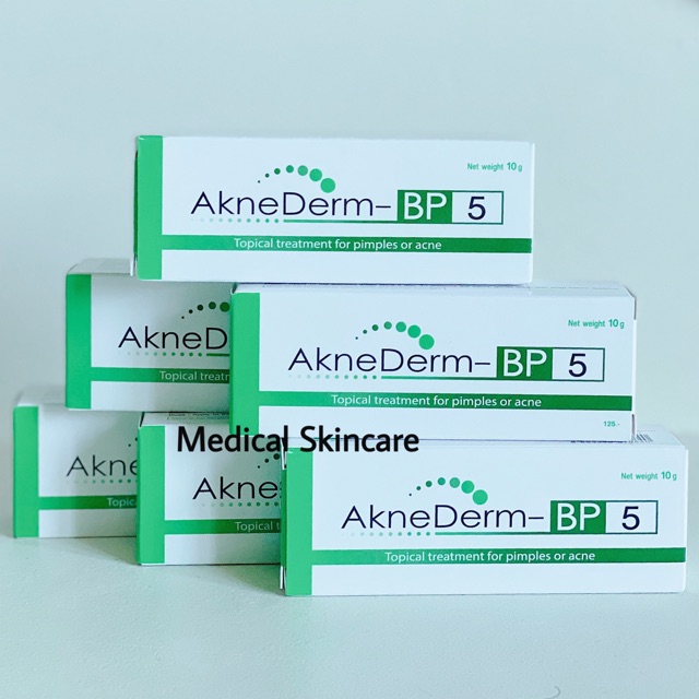 Kem Aknederm BP5% Thái - Giảm mụn trứng cá