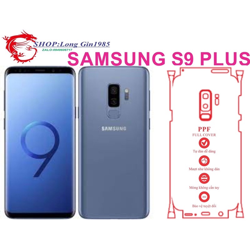 Samsung S9 plus miếng dán trong Ppf mặt sau và mặt trước chống va đập