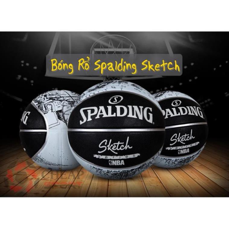 xả kho XẢ 𝐑Ẻ 𝐍𝐇Ấ𝐓 | ĐẲNG CẤP | 👟 Bóng Rổ Spalding Sketch NBA Chính Hãng New New . . 2020 2020 bán rẻ '