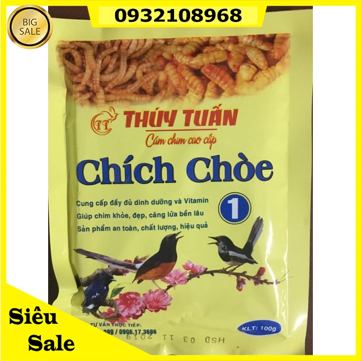 Cám cho chim Chích Chòe số 1 trọng lượng 200gr