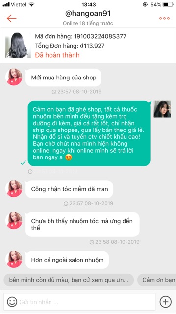 Thuốc nhuộm màu Than Chì (đen khói) tặng trợ dưỡng găng tay (+ủ+lược) | BigBuy360 - bigbuy360.vn