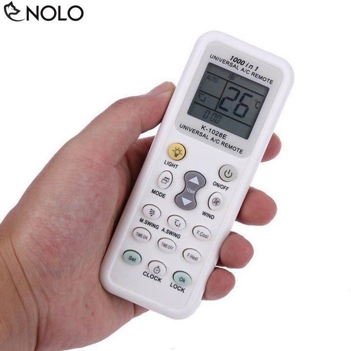 Remote máy lạnh đa năng [TẶNG PIN] Remote Điều Khiển Tất Cả Máy Lạnh K-1028E Tích Hợp Hơn 1000 Mã