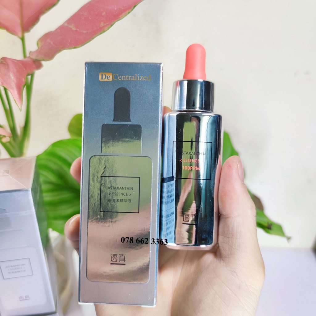 Serum chăm sóc da chống lão hoá Lucenbase Astaxanthin, Serum dưỡng da dưỡng ẩm vitamin E 30ml