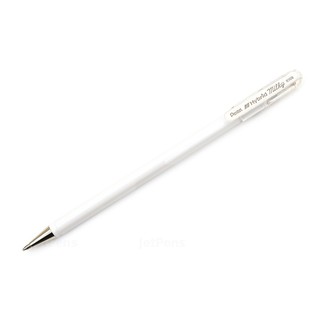 Bút gel sữa dạ quang Pentel Hybird Milky - Metal tip 0.8mm - Màu trắng (White)