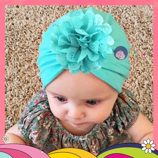 Nón turban thắt nơ hoa xinh xắn cho bé gái - n58