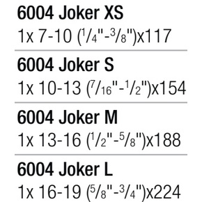 Bộ cờ lê tự điều chỉnh Wera 05020110001 6004 Joker 4 set 1 self-setting spanner set