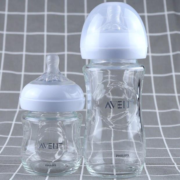 [CHÍNH HÃNG] Bình sữa thủy tinh Philips Avent Natural 120ml / 240ml mô phỏng tự nhiên