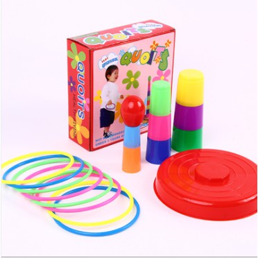Đồ chơi xếp cốc, ném vòng vận động