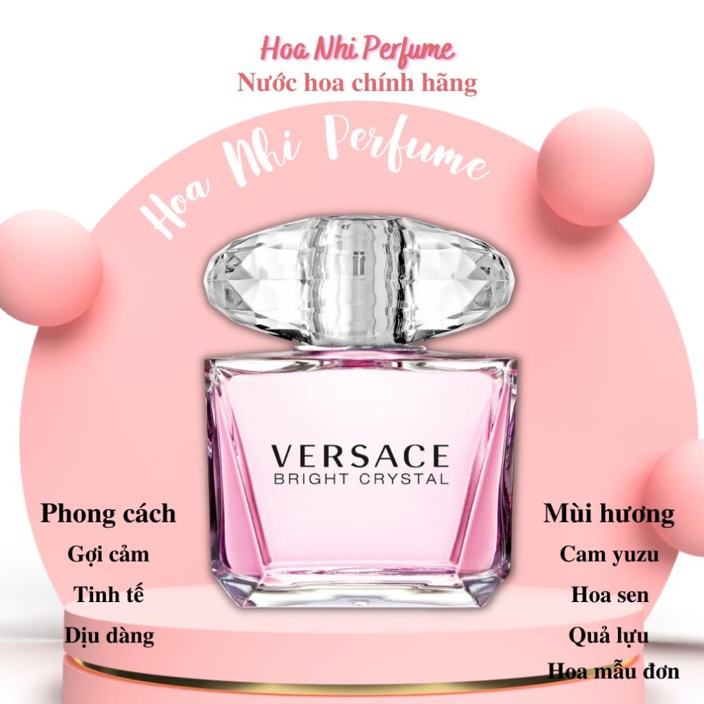 Mẫu thử 10ml Versace bright crystal EDT | Nước hoa nữ .