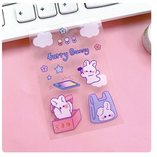Sticker Trong Suốt Hình Gấu