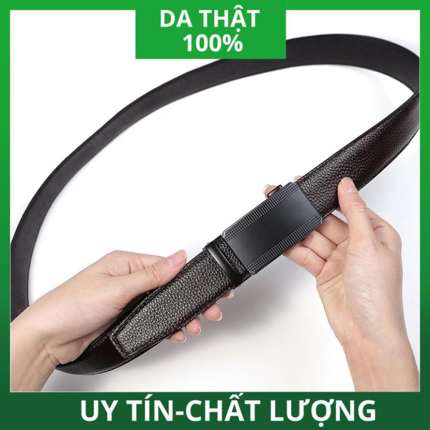 [ DA THẬT ] Thắt Lưng Nam Da Bò Vân Miu Premium leather Lịch Lãm T226D40