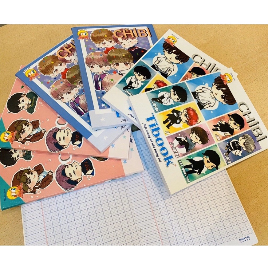 ( 1 Lốc ) Tập Vở CHIBI 96 Trang KT:158x205mm Độ Dày 120 Gsm ( Siêu Dày ) Tân Thuận Tiến Camshop