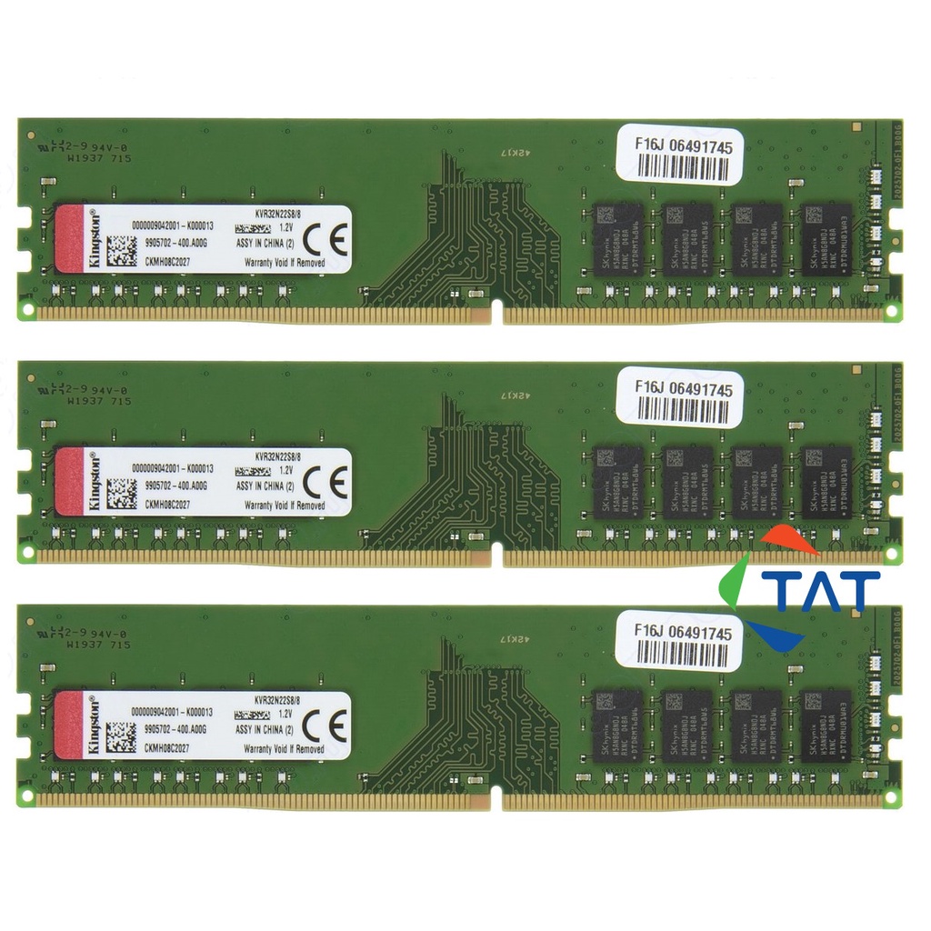 Ram PC Kingston 8GB DDR4 3200MHz - Bảo hành 36 tháng 1 đổi 1