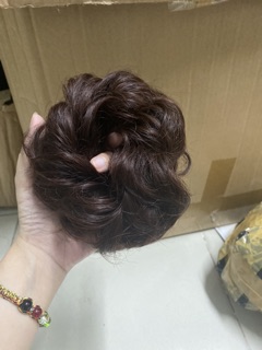 <Kèm ẢNH THẬT> Búi Cột Phủ Xoăn Tóc Giả (Loại Dày)