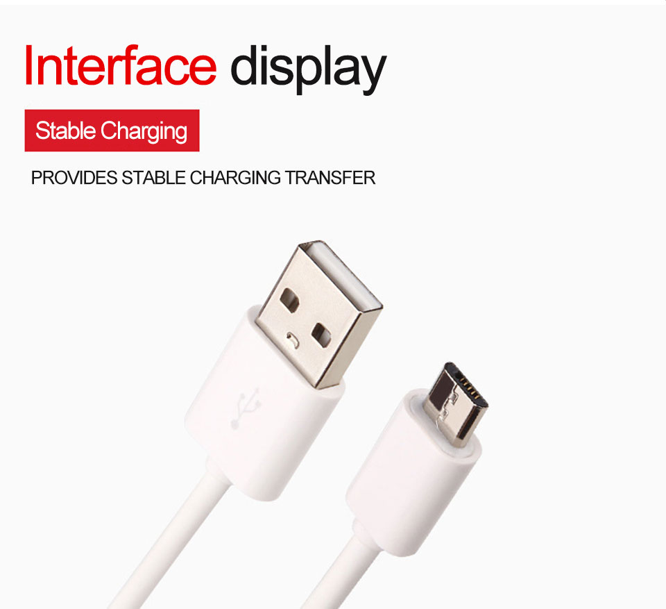 Dây cáp sạc nhanh USB 2.0 1m/ 2m/ 3m 5V 2A cho Android