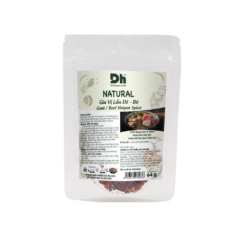 Natural Gia vị lẩu dê - bò