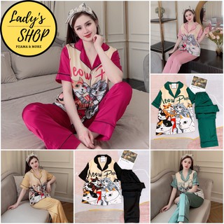 Đồ ngủ nữ pijama bộ mặc nhà tay ngắn cute VIZUKA