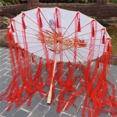 Ô cổ trang- Ô dù Trung hoa cổ trang tua dài