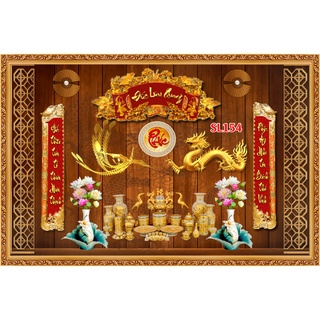 Tranh Dán Tường 3D Phòng Thờ -Tranh Linh Thiêng - Tranh 3d Trang trí nhà cửa