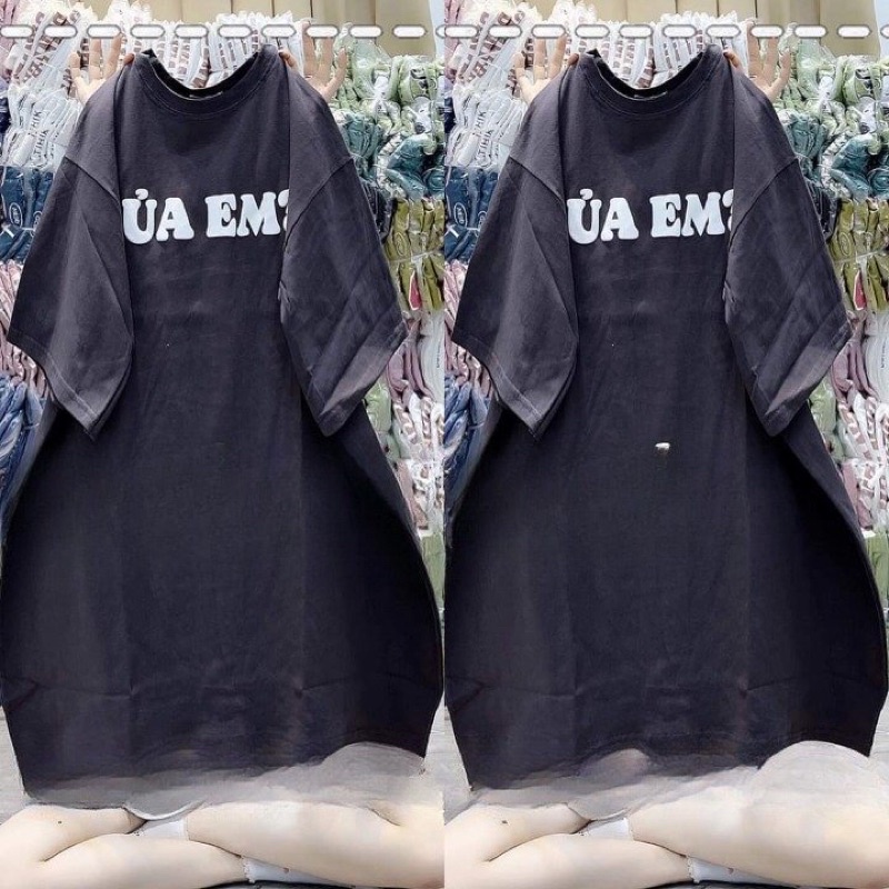 Áo Thun Tay Lỡ ỦA EM CAMNHUNG Áo Thun Nam Nữ Unisex Hot Hit