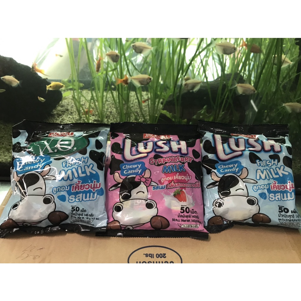 Kẹo Sữa Bò XO Thái Lan Fresh Milk Chewy Candy (Gói 140g)