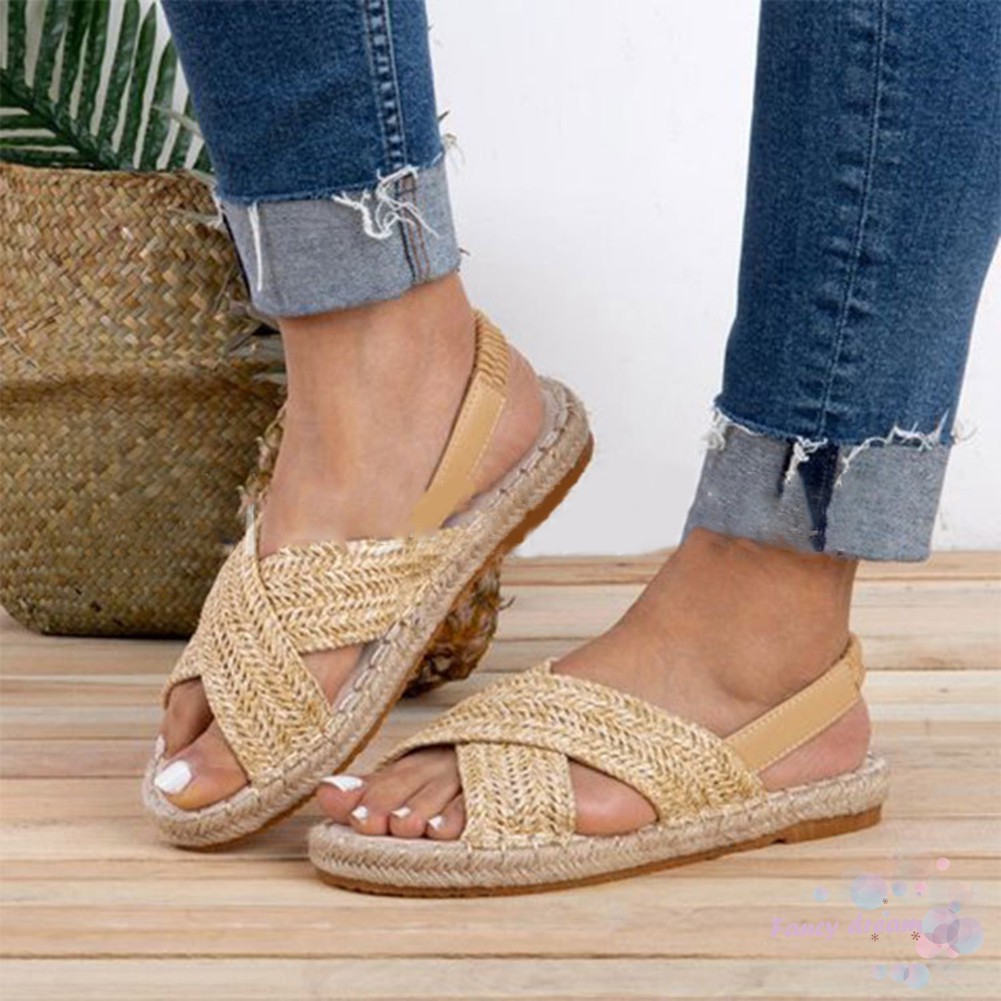 Xăng đan Nữ Hở Ngón Đế Bệt Siêu Nhẹ Thông Thoáng Mùa Hè