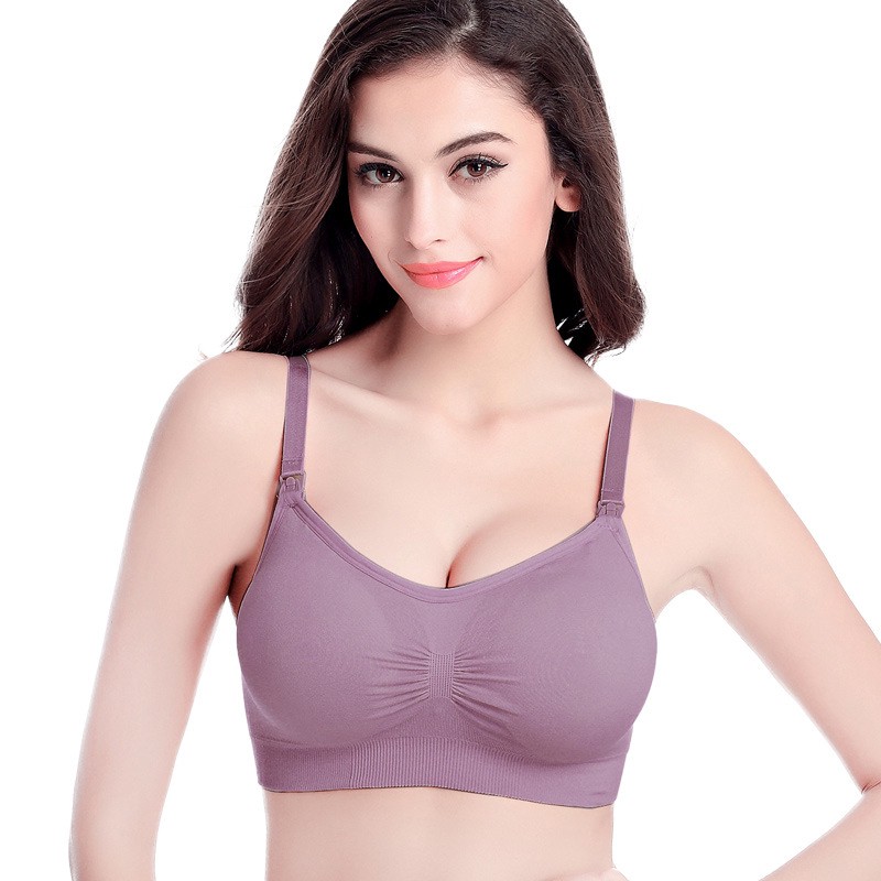 Áo ngực không gọng có mút nâng ngực dành cho mẹ bỉm sữa 082086