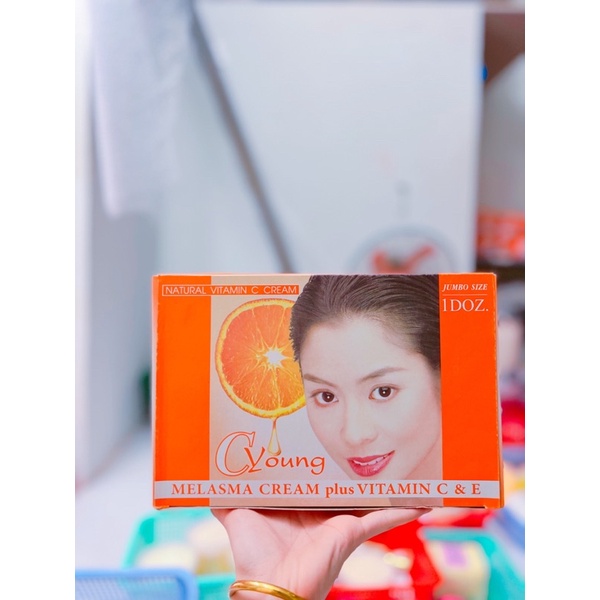 Lẻ hộp Kem Cyoung cam lớn 20g chuẩn thái