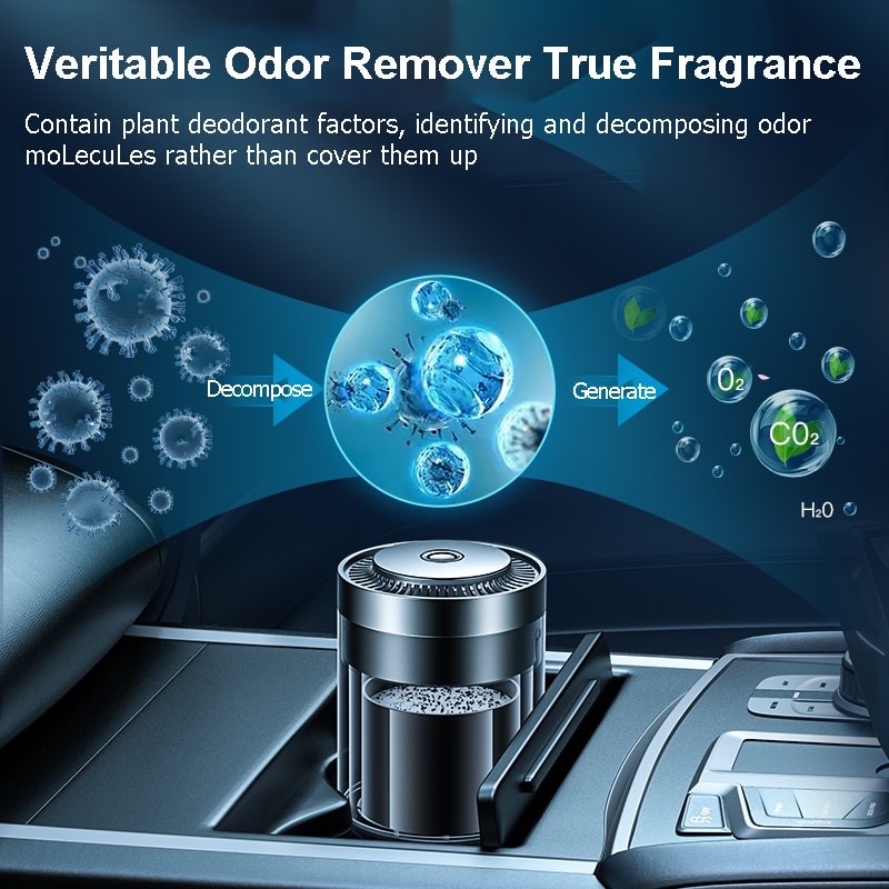 Bộ nước hoa khử mùi ô tô, lọc không khí ô tô Baseus Ripple Car Cup Holder Air Freshener Bảo hành 12 tháng