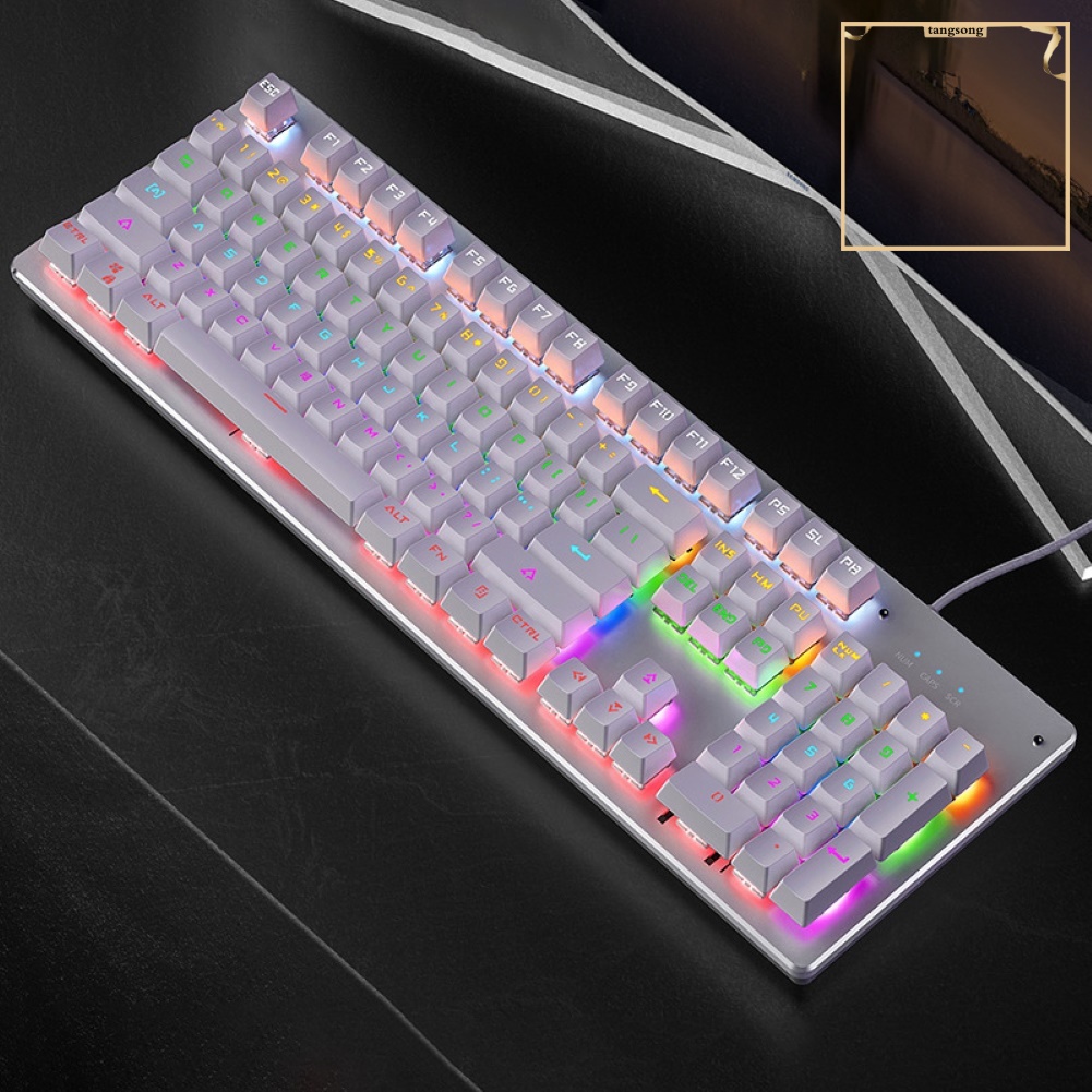 Bàn Phím Cơ Chơi Game Đèn Led Rgb