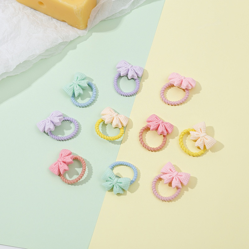 Set 10 Dây Cột Tóc Dễ Thương Cho Bé Gái