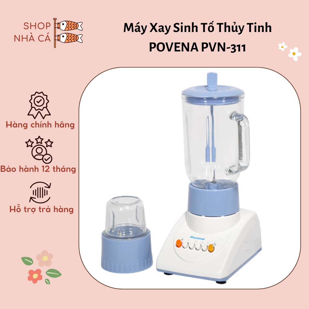 Máy Xay Sinh Tố Đa Năng POVENA 2 Cối Xay PVN-311