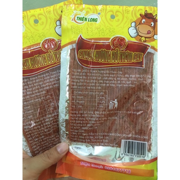 Snack hương bò thơm cay