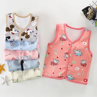 Áo gile lót nỉ cho bé