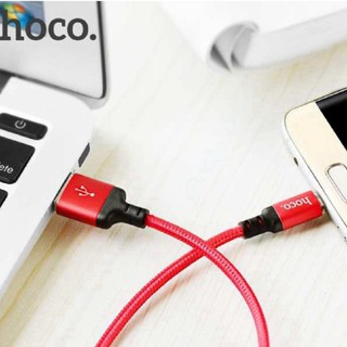 Cáp sạc micro usb 💕 freeship 💕 cáp sạc hoco x14 đầu micro usb dài 1m/ 2m - dây bọc dù siêu bền - vipstore89