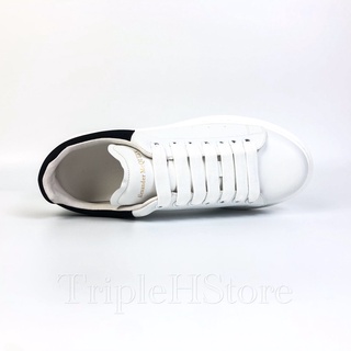 [TripleHStore] Giày Mcqueen Gót Đen ''Gót Nhung'' Cao Cấp [Full Phụ Kiện]