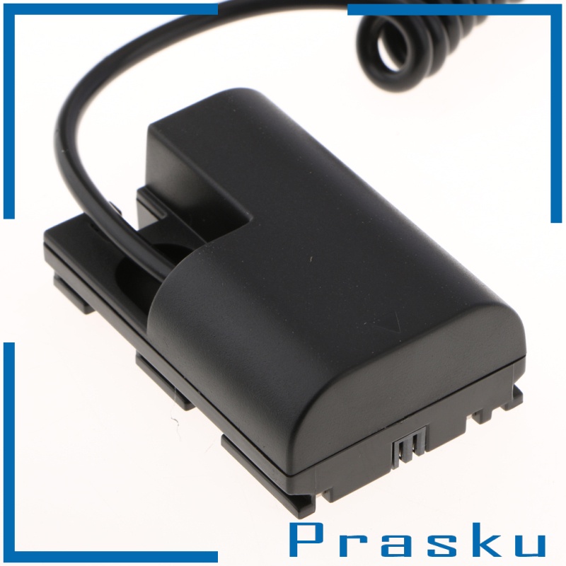 [PRASKU]LP-E6 Battery DC Coupler DR-E6 for Canon 5D 7D 6D 60D 80D 70D Power Supply