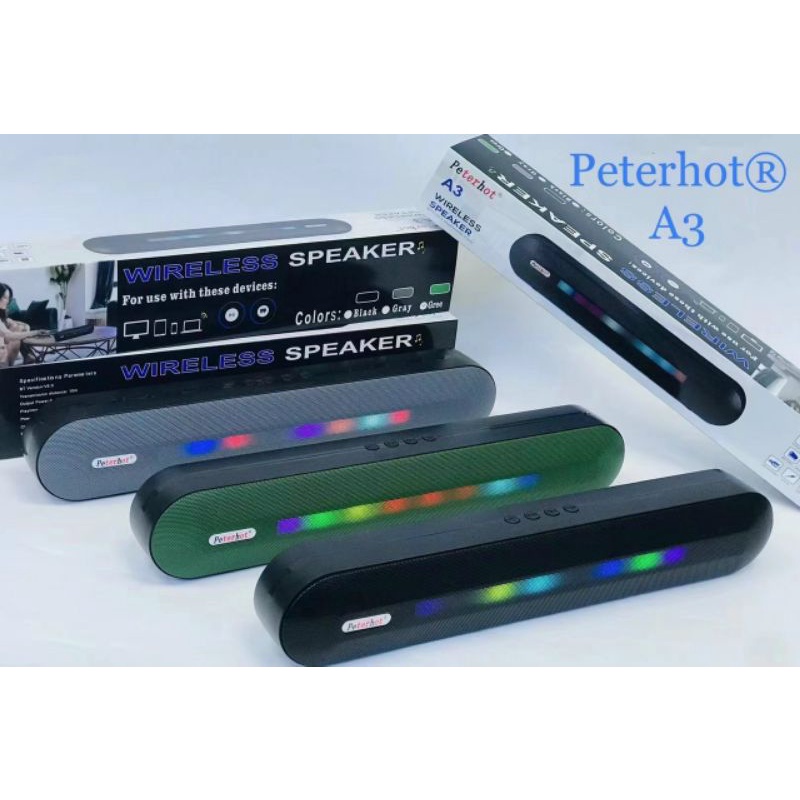 Loa Bluetooth A3 có đèn LED Hiệu Ứng