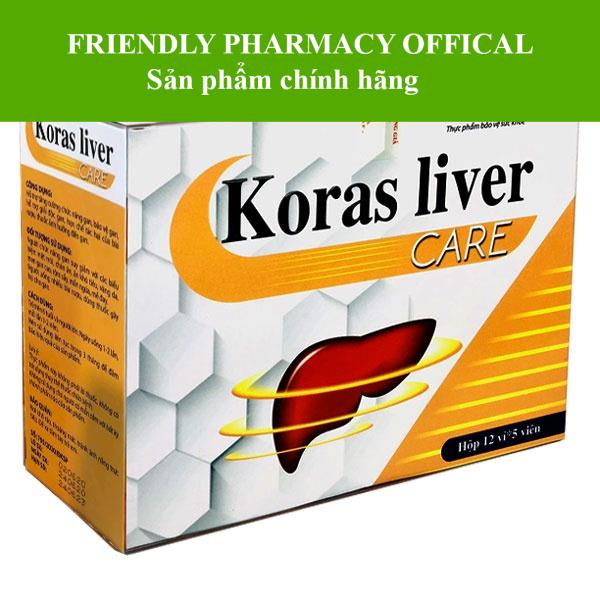 Koras Liver Care - Hỗ trợ tăng cường chức năng của gan, bảo vệ gan (12 vỉ x5 viên)