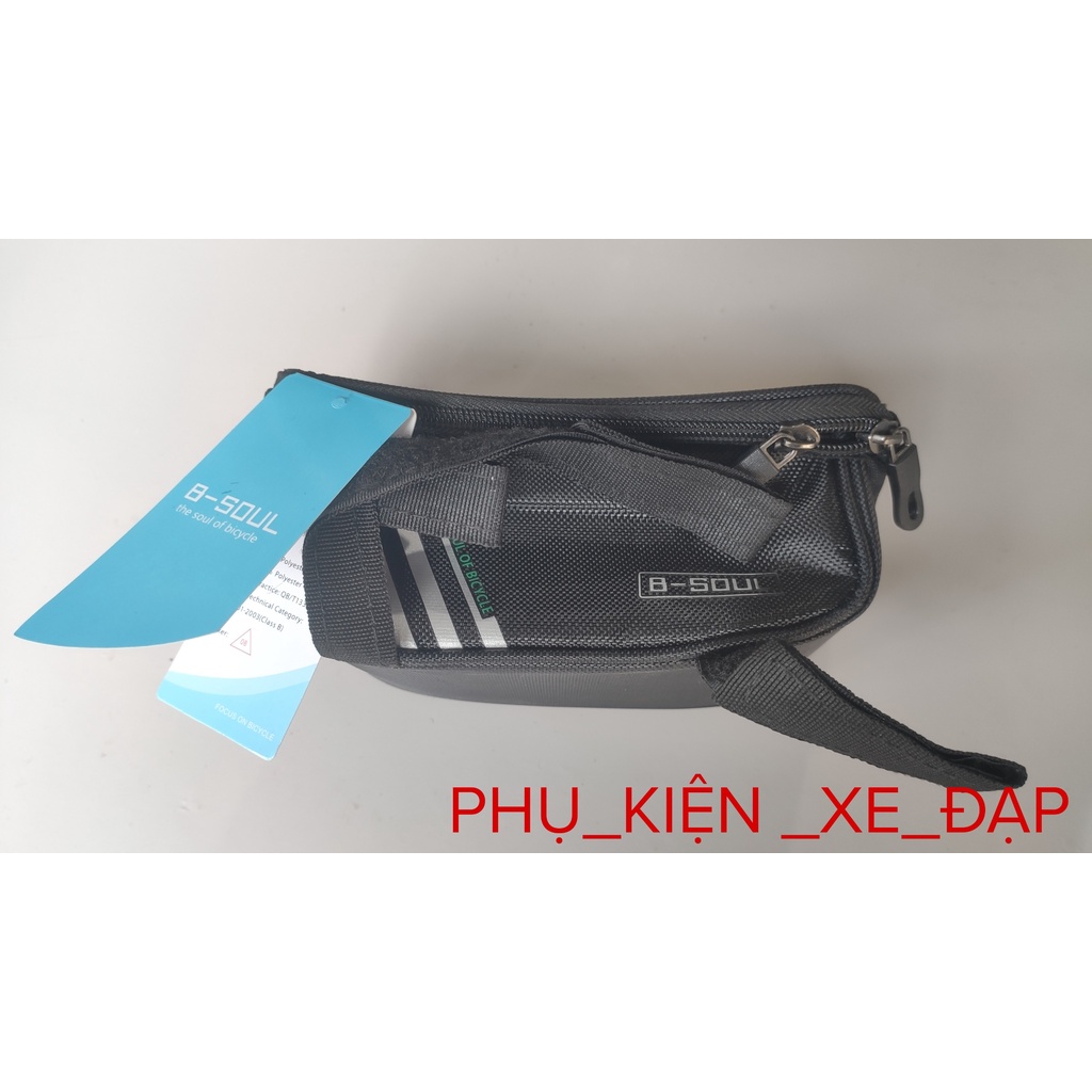 Túi treo khung sườn xe đạp Bsoul đơn cao cấp