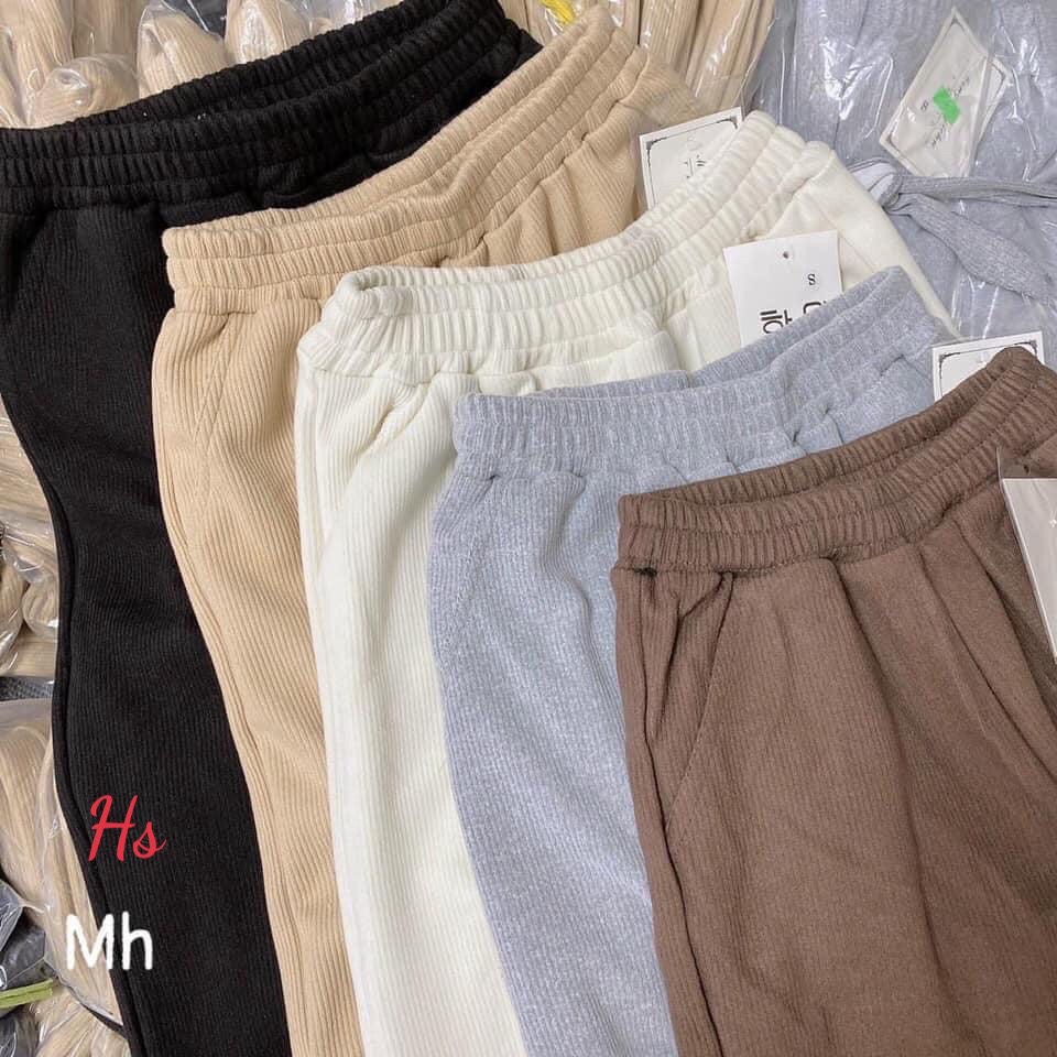 Quần Jogger Jordan nam nữ Mee - Quần ống rộng Unisex mặc 2 dáng rút dây bo gấu và suông, chất nỉ da cá mềm mịn