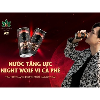 Nước Tăng Lực Night Wolf Pack 6 Lon (245 ML/Lon)