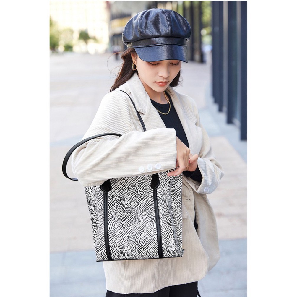 Túi kẹp nách vân ngựa vằn phong cách Retro KN07 túi đeo vai Chip Xinh Bag | BigBuy360 - bigbuy360.vn