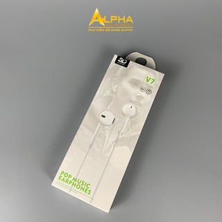 Tai nghe dây jack 3.5mm sendem v7 Chính hãng bảo hành 12 tháng