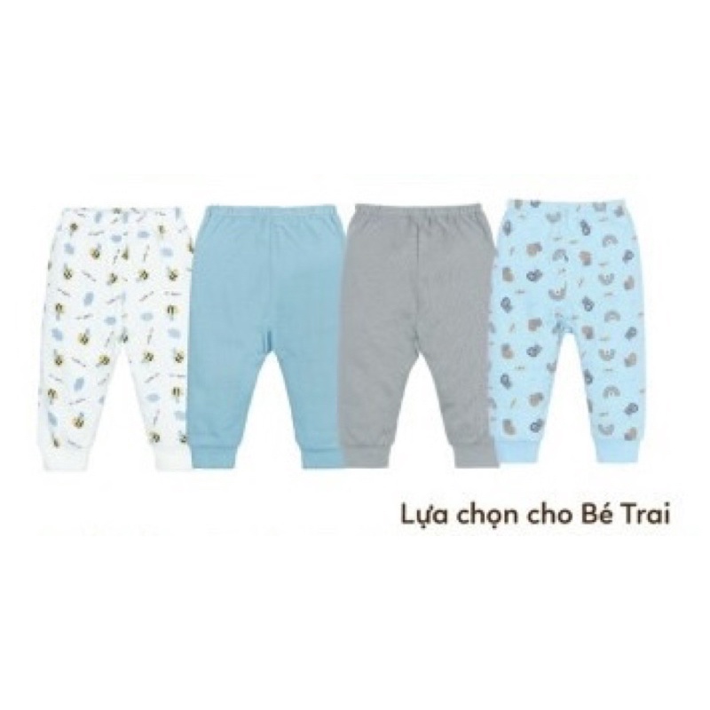 quần dài bo gấu lullaby dày Bé Trai/ Bé Gái (6m-4y)